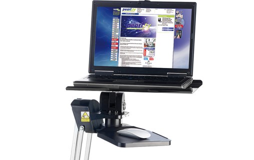 Support articulable pour ordinateur portable et souris