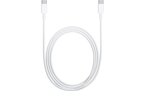 Câble de charge USB-C vers USB-C 1 m Blanc (Mâle / Mâle)