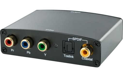 HDMI Converter (transforme signal vidéo composante YPbPr + audio SPDIF en HDMI)
