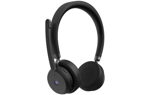 Micro-casque sans fil Lenovo 4XD1M80020 (Teams), Noir - Bluetooth