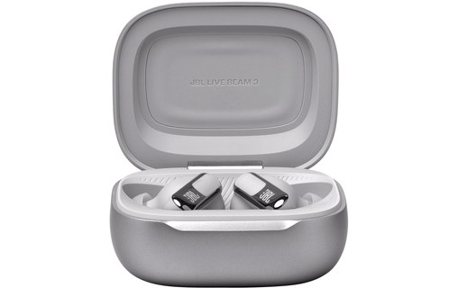 Écouteurs sans fil JBL Live Beam 3, Argent - Bluetooth