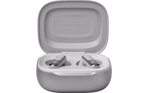 Écouteurs sans fil JBL Live Flex 3, Argent - Bluetooth