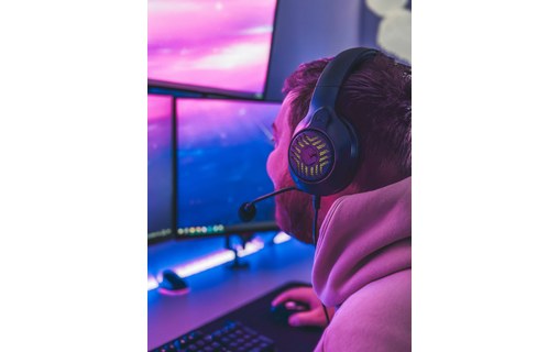 Casque gaming Speedlink Tyron RGB, Noir