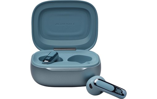 Écouteurs sans fil JBL Live Flex 3, Bleu - Bluetooth