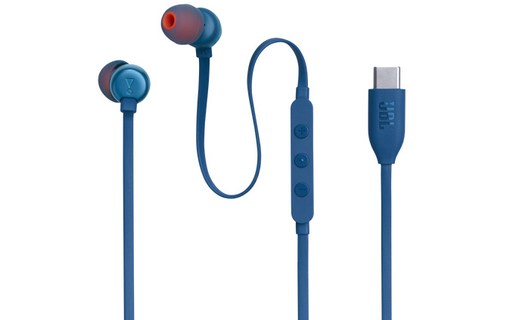 Écouteurs JBL Tune 310C, Bleu