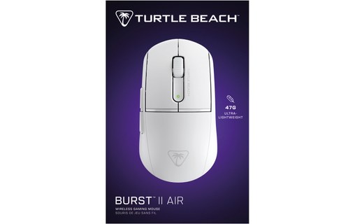 Souris Gaming sans fil Turtle Beach Burst II Air - Blanche