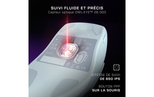 Souris Gaming sans fil Turtle Beach Pure Air - Blanche