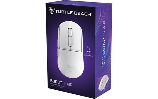 Souris Gaming sans fil Turtle Beach Burst II Air - Blanche