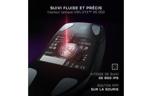 Souris Gaming sans fil Turtle Beach Pure Air - Noire