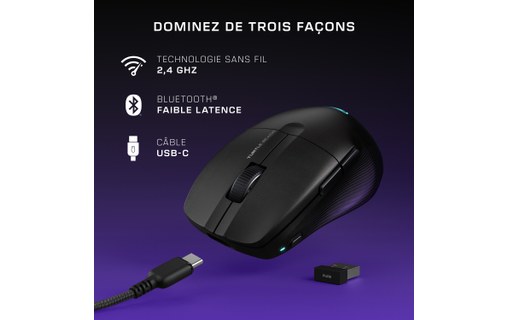 Souris Gaming sans fil Turtle Beach Pure Air - Noire