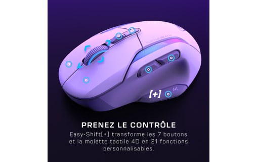 Souris Gaming sans fil Turtle Beach Kone II Air - Blanche