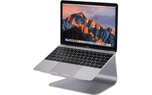 Support pour MacBook Pro / Air - Rain Design mStand - Gris sidéral - Support  MacBook - RAIN DESIGN