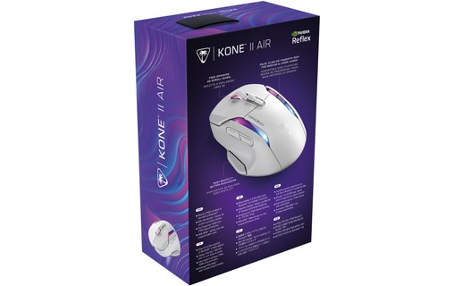 Souris Gaming sans fil Turtle Beach Kone II Air - Blanche