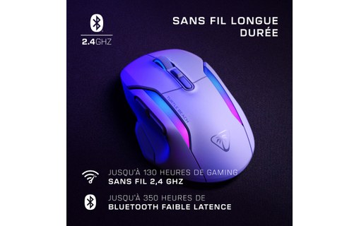 Souris Gaming sans fil Turtle Beach Kone II Air - Blanche