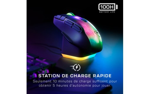Souris Gaming sans fil Turtle Beach Kone XP Air - Noire