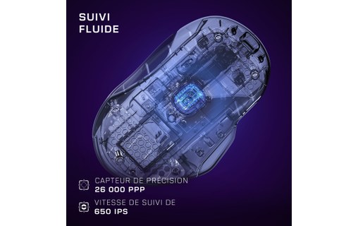 Souris Gaming sans fil Turtle Beach Kone II Air - Blanche