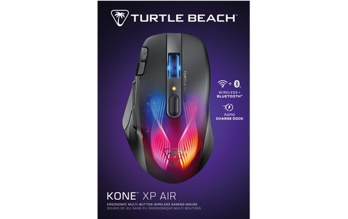 Souris Gaming sans fil Turtle Beach Kone XP Air - Noire