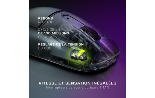 Souris Gaming sans fil Turtle Beach Burst II Air - Noire