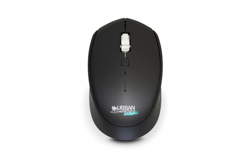 Souris sans fil Urban Factory Cyclee - Noire - Ergonomique