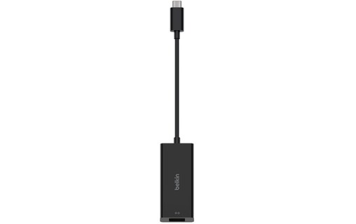 Adaptateur USB-C vers RJ45 Ethernet 2,5 Gbit/s - Belkin Connect - Noir