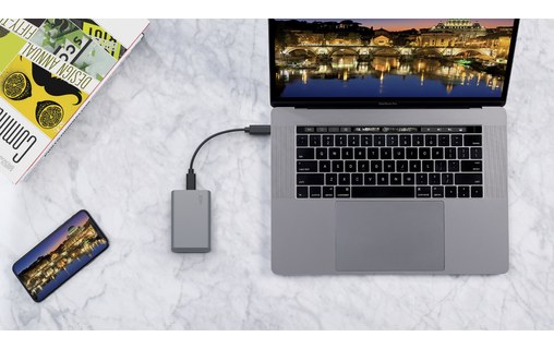 LaCie Mobile SSD Secure 1 To - Gris - SSD NVMe externe USB-C