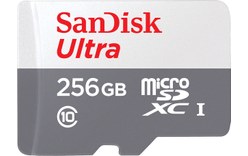 Carte microSDXC SanDisk Ultra 256 Go avec adaptateur SD, UHS-I
