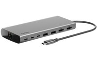 Station d'accueil USB-C 8 ports - Belkin Connect - 2x HDMI 4K + Ethernet Gigabit