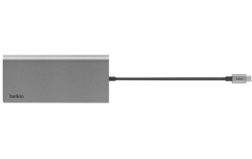 Station d'accueil USB-C 8 ports - Belkin Connect - 2x HDMI 4K + Ethernet Gigabit