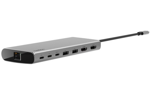 Station d'accueil USB-C 8 ports - Belkin Connect - 2x HDMI 4K + Ethernet Gigabit