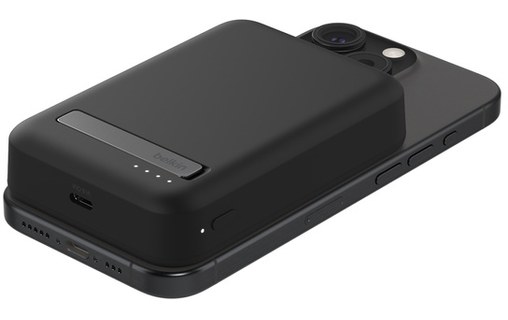 Batterie externe magnétique 10K avec Qi2 15 W - Belkin BoostCharge Pro noire