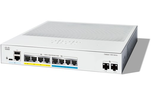 Switch Ethernet Cisco Catalyst C1300-8MGP-2X 4 ports - 2,5 GbE, Manageable, PoE