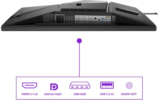 Écran Gaming 31,5" AOC AGON PRO AG326UD - 4K QD OLED 165 Hz HDMI/DisplayPort
