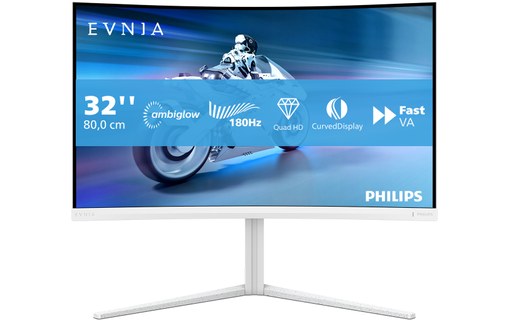 Écran Gaming Incurvé 27" Philips Evnia 32M2C5501/00 - 180 Hz HDMI/DisplayPort