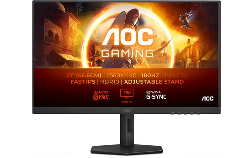 Écran Gaming 27" AOC G4 Q27G4XF - 180 Hz HDMI/DisplayPort