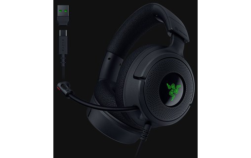 Casque gaming Razer Kraken V4 X, Noir