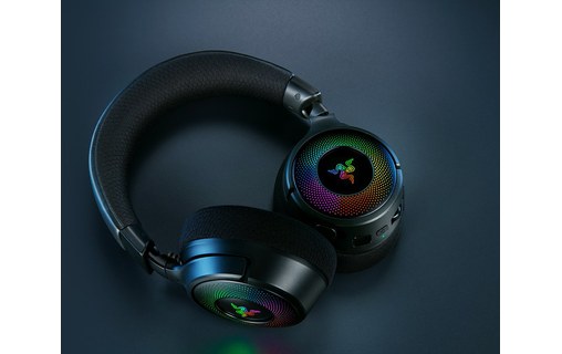 Casque gaming sans fil Razer Kraken V4, Noir - Bluetooth