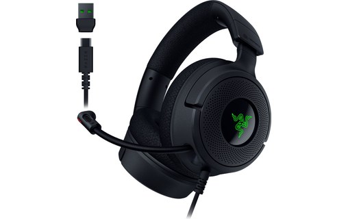 Casque gaming Razer Kraken V4 X, Noir