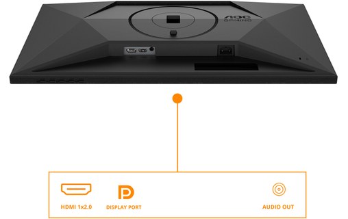 Écran Gaming 27" AOC G4 Q27G4XF - 180 Hz HDMI/DisplayPort