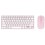 Clavier + Souris sans fil T'nB iClick Color - Rose