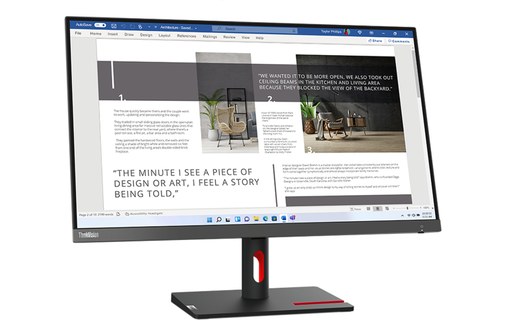 Écran 27" Lenovo ThinkVision S27i-30 - HDMI/VGA