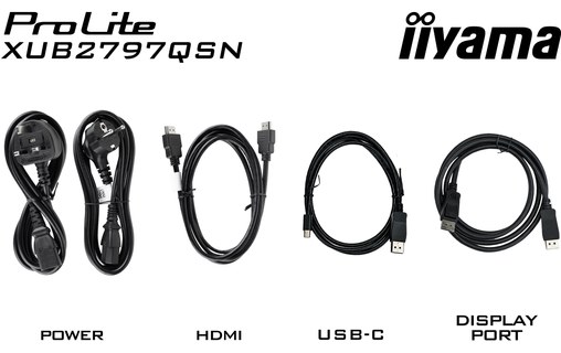 Écran 27" iiyama ProLite XUB2797QSN-B1 - USB-C