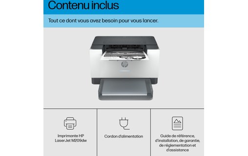 Imprimante laser HP LaserJet 6GW62F - WiFi, AirPrint, Bluetooth