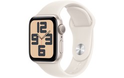 Apple Watch SE GPS 40 mm Aluminium Lumière stellaire Bracelet Sport - M/L