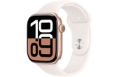Apple Watch series 10 GPS 46 mm Aluminium Or rose Bracelet Sport Rose tendre M/L
