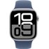Apple Watch series 10 GPS+Cellular 42 Aluminium Argent Bracelet Sport Denim M/L