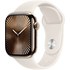 Apple Watch series 10 GPS + Cellular 42 Titane Or B. Sport Lumière stellaire S/M