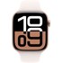 Apple Watch series 10 GPS + Cellular 46 mm Aluminium Or rose Bracelet Sport M/L