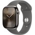 Apple Watch series 10 GPS + Cellular 46 Titane Naturel B. Sport Gris minéral M/L