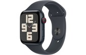 Apple Watch SE GPS + Cellular 44 mm Aluminium Minuit Bracelet Sport Minuit - S/M