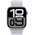 Apple Watch series 10 GPS+Cellular 46 Alu. Argent Boucle Sport Nuée bleue